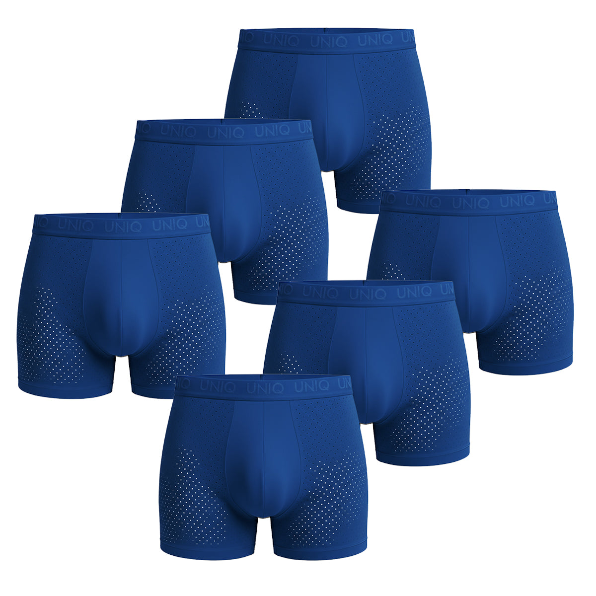 AIRFLEX BAMBOO BOXERS | 6-PACK OCEAN BLUE