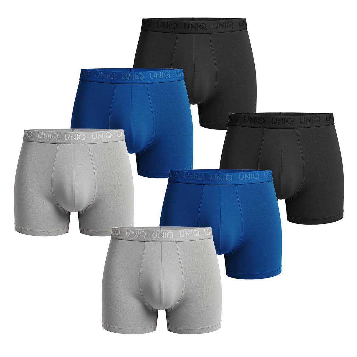 UNIQ BAMBOO BOXERS | 6-PACK COOL MIX