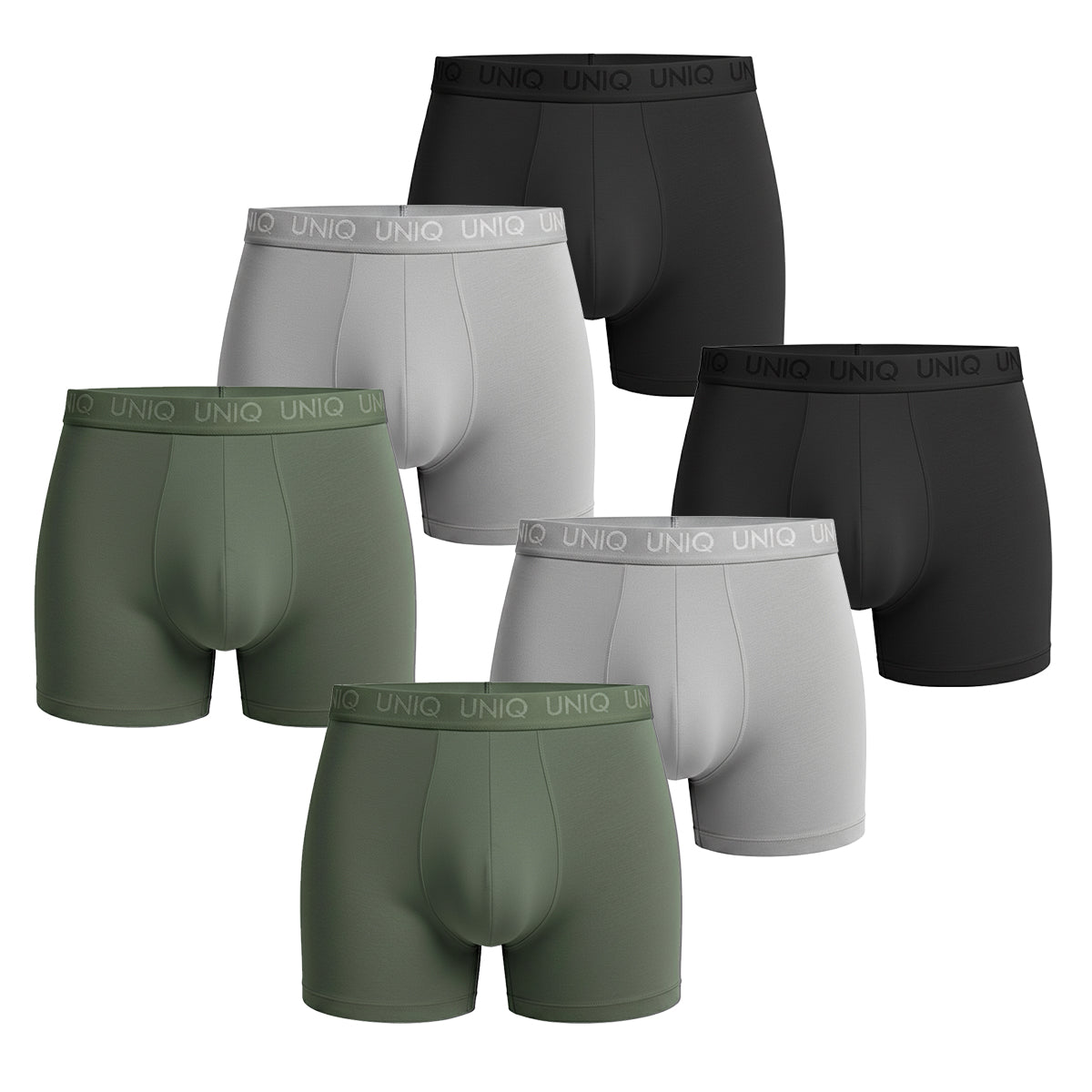 UNIQ BAMBOO BOXERS | 6-PACK CLASSIC MIX