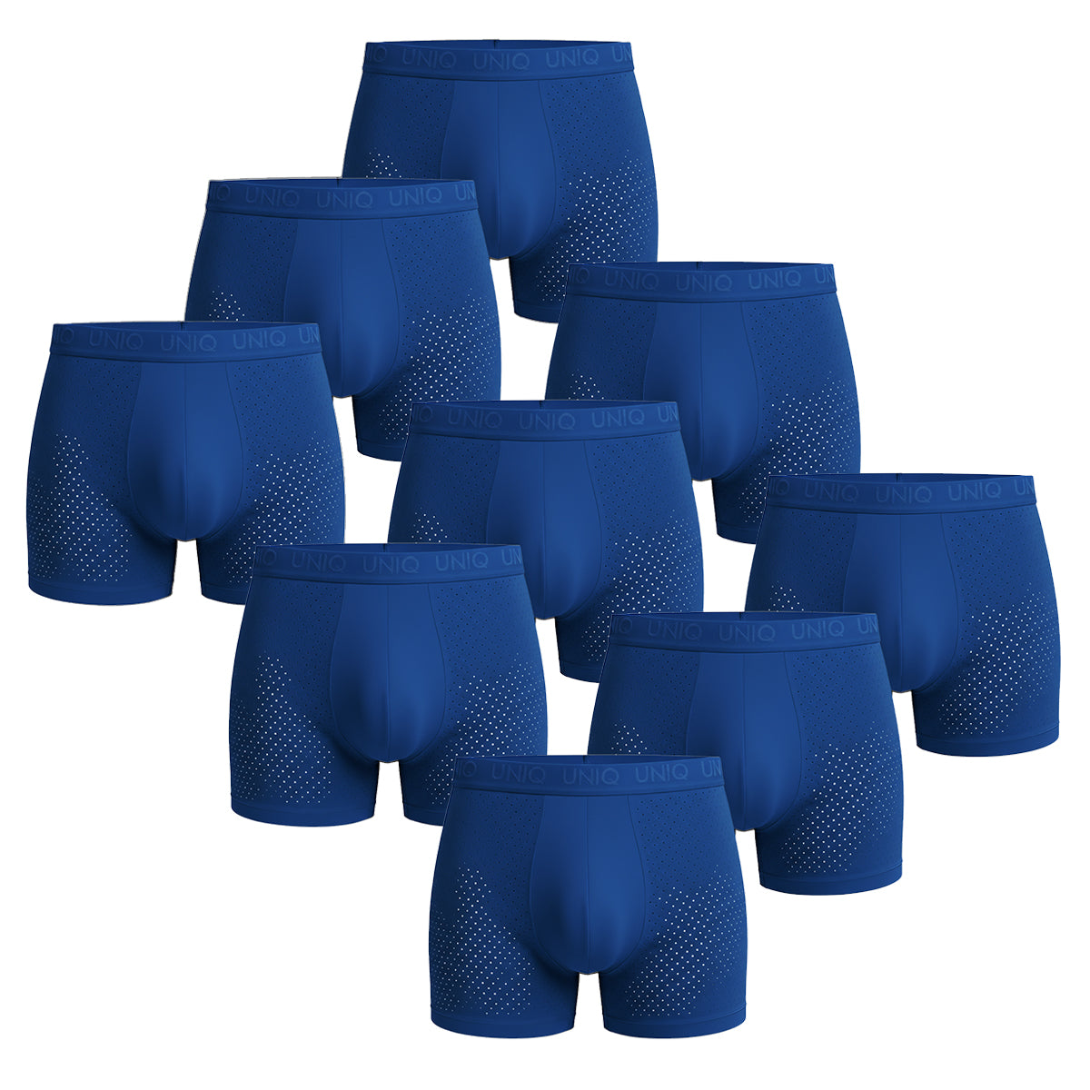 AIRFLEX BAMBOO BOXERS | 9-PACK OCEAN BLUE