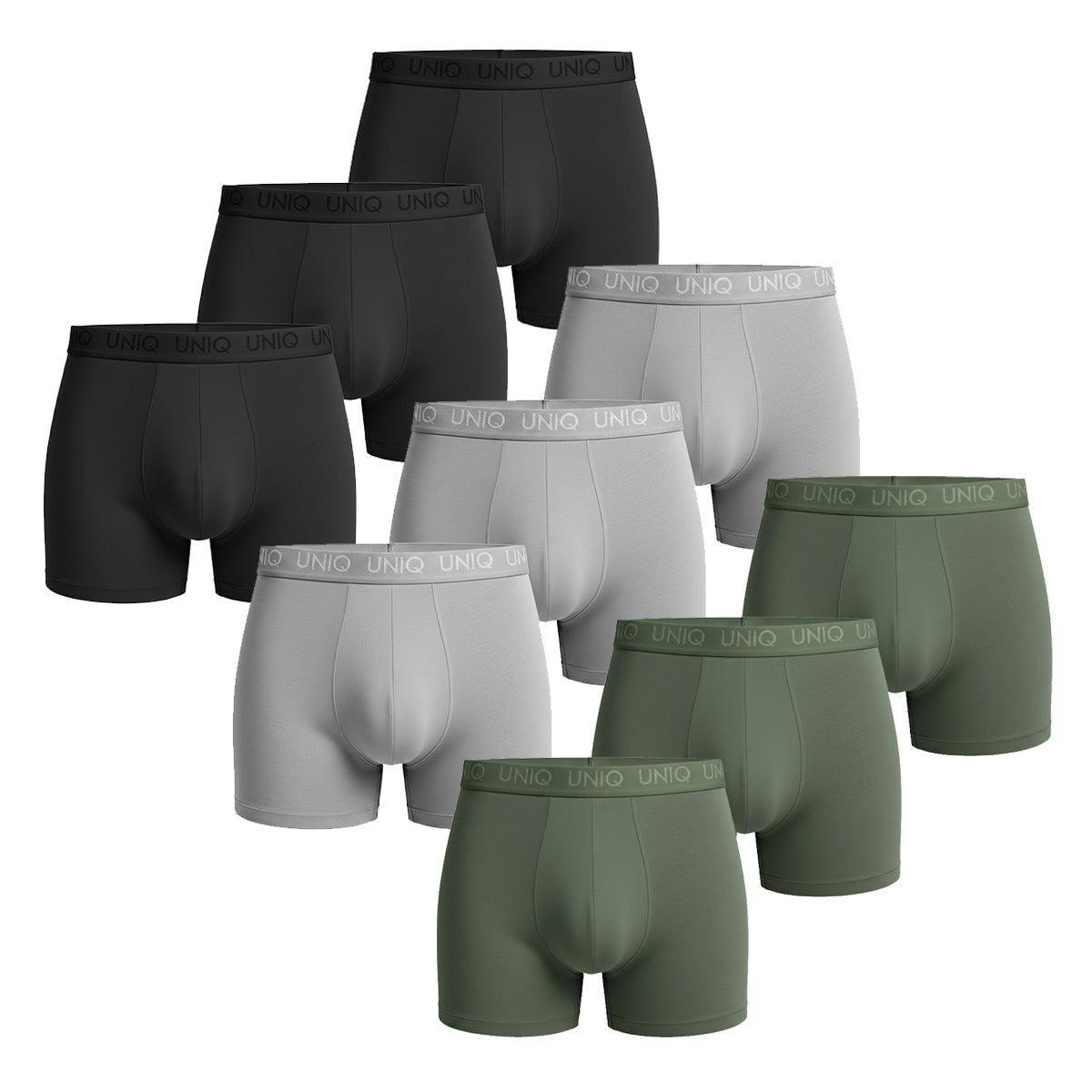 UNIQ BAMBOO BOXERS | 9-PACK CLASSIC MIX