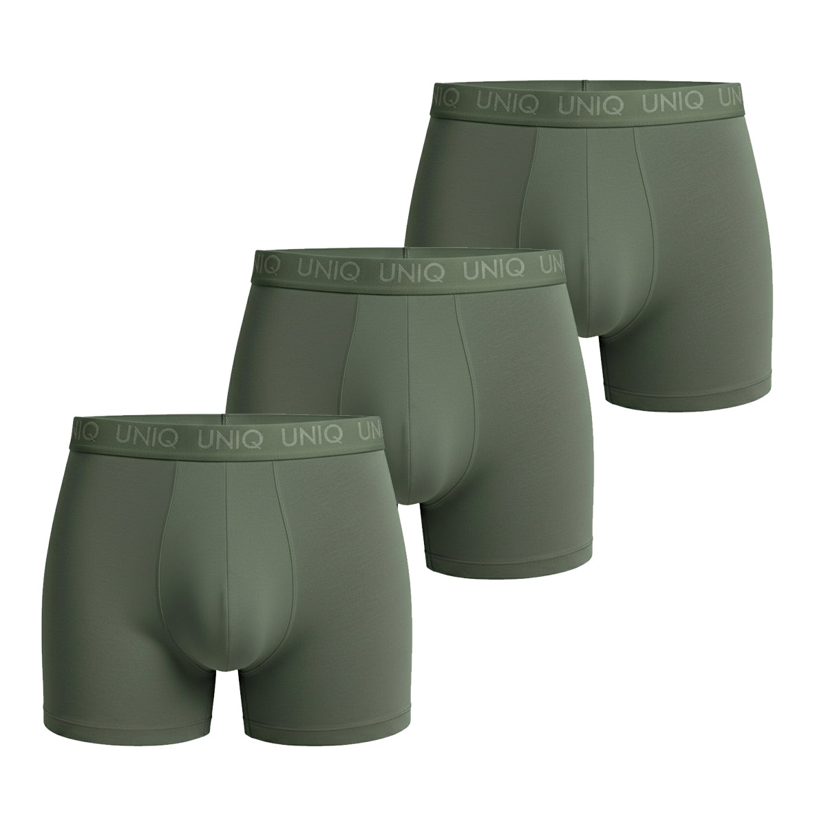 UNIQ BAMBOO BOXERS | 3-PACK ESSENTIAL KHAKI