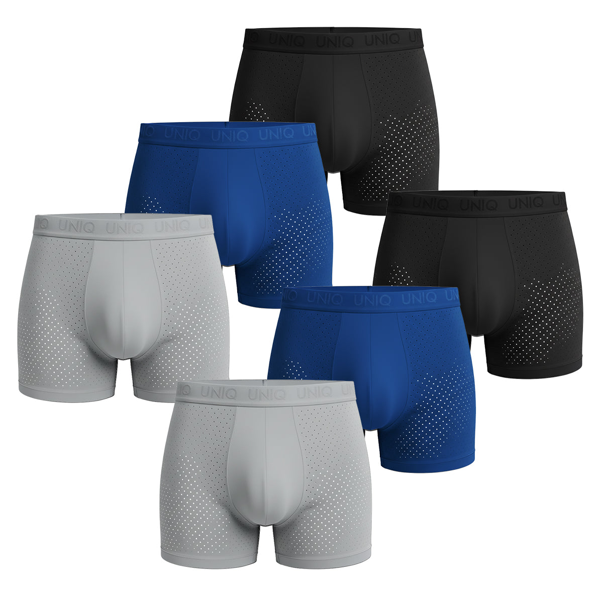 AIRFLEX BAMBOO BOXERS | 6-PACK COOL MIX