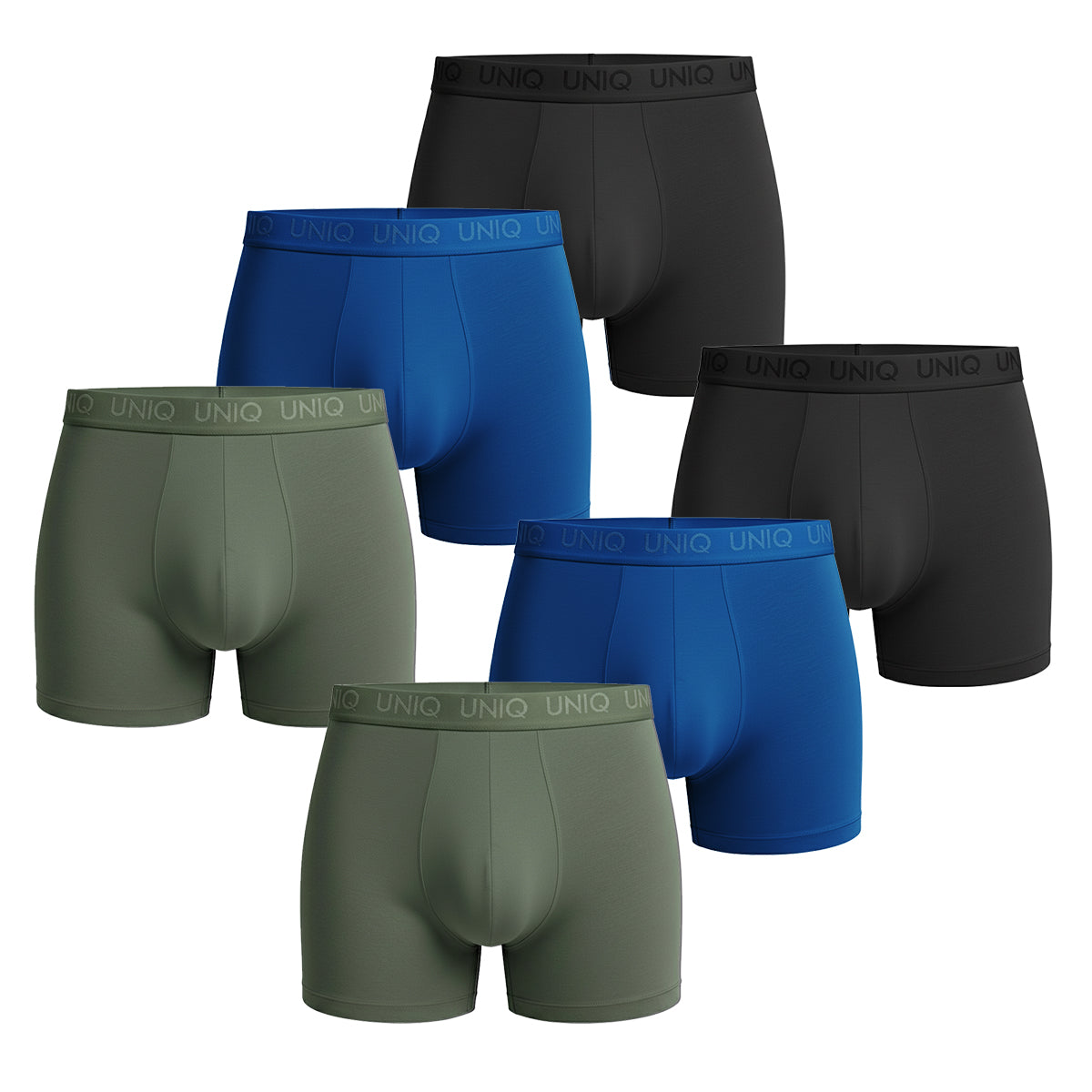 UNIQ BAMBOO BOXERS | 6-PACK URBAN MIX