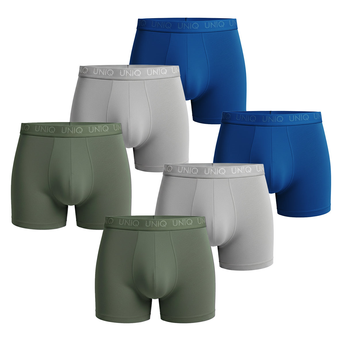UNIQ BAMBOO BOXERS | 6-PACK ESSENTIAL MIX